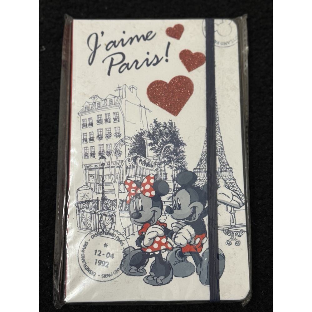 1992 stamped Paris Exclusive Disneyland Paris Paris Merchandise Notebook Diary